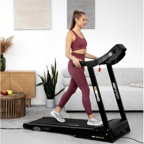 Беговая дорожка  Hop-Sport HS-1000LB Wind Grey - фото №5